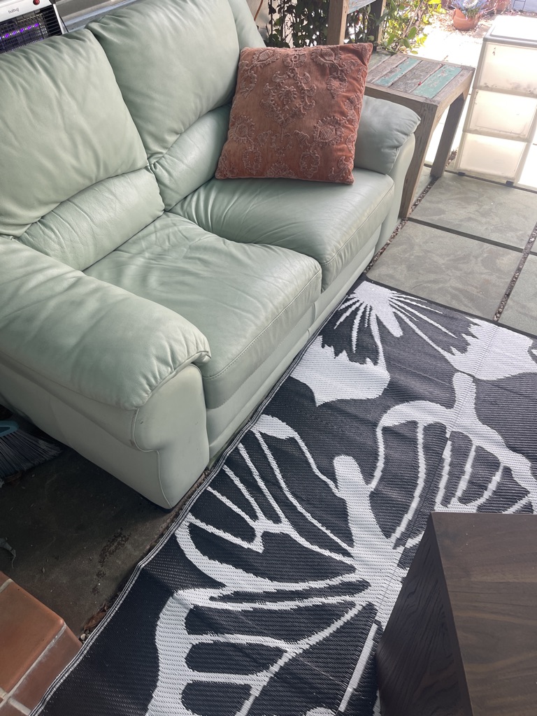 Free leather loveseat
