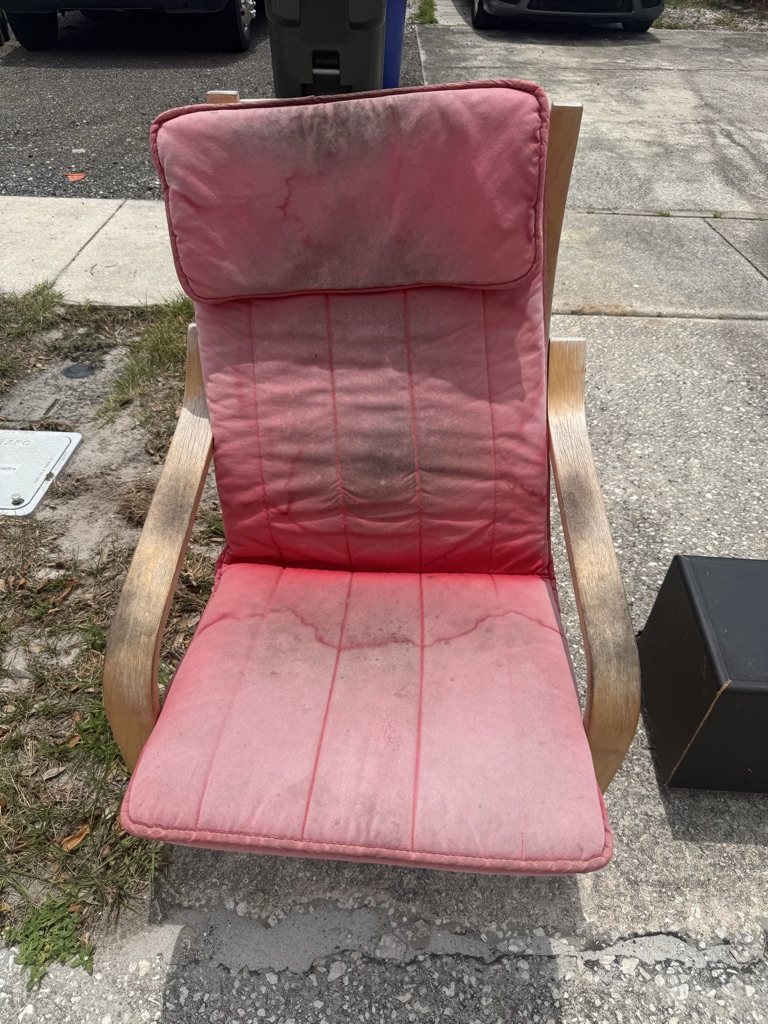 Free Ikea chair. Needs cleaning