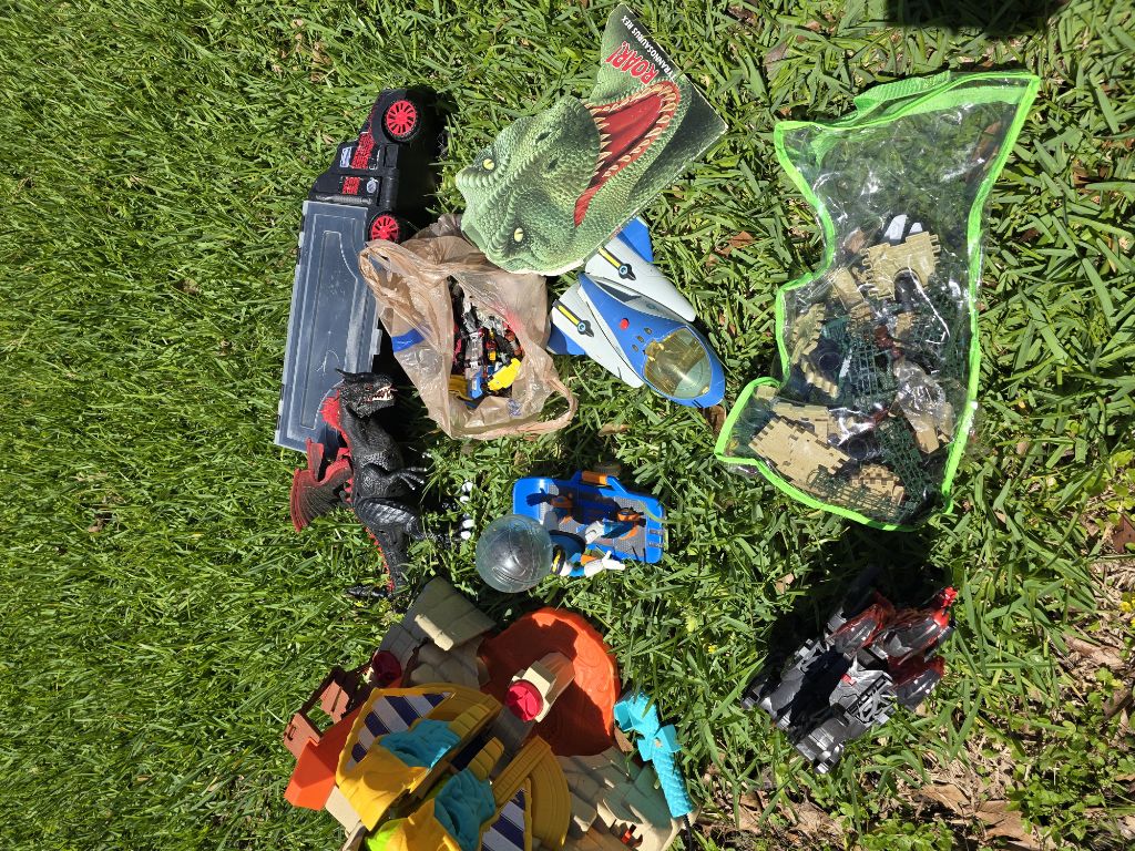 Free Random boy toys. Cars. Dinosaur  book