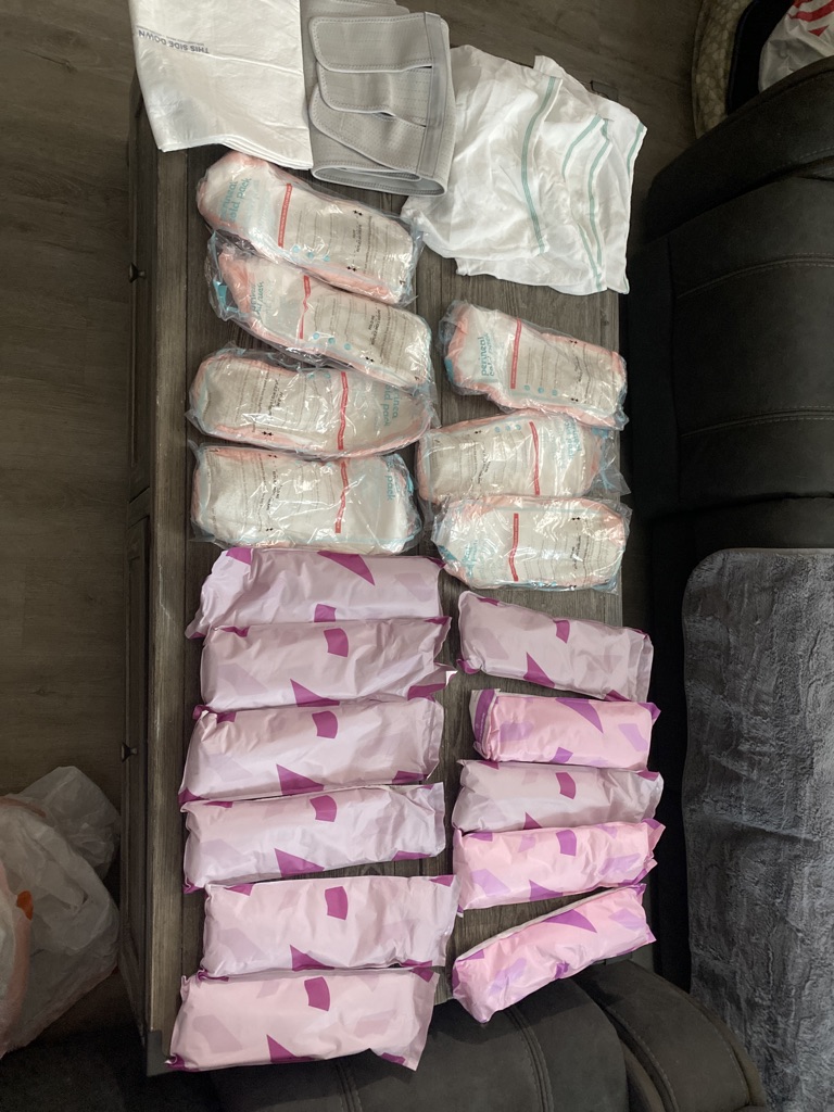 Free Postpartum supplies