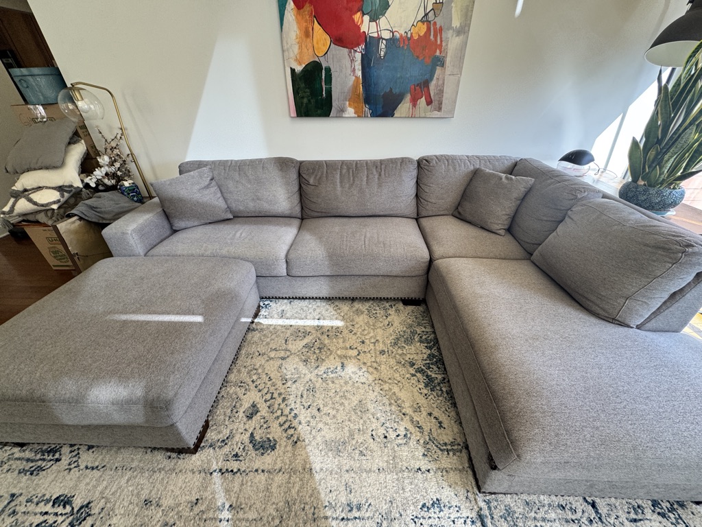Free Gray Sectional Sofa