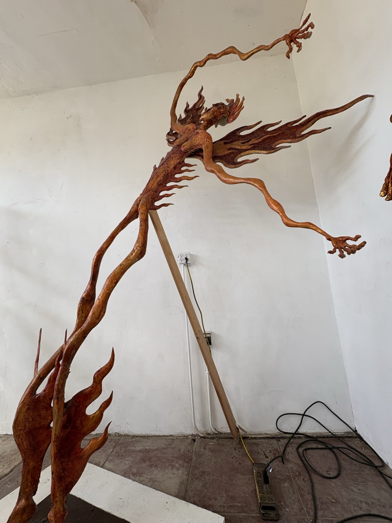 Free Amazing 15 ft polymer statue