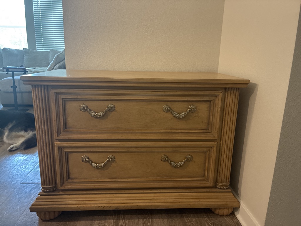 FREE vintage style wooden nightstand