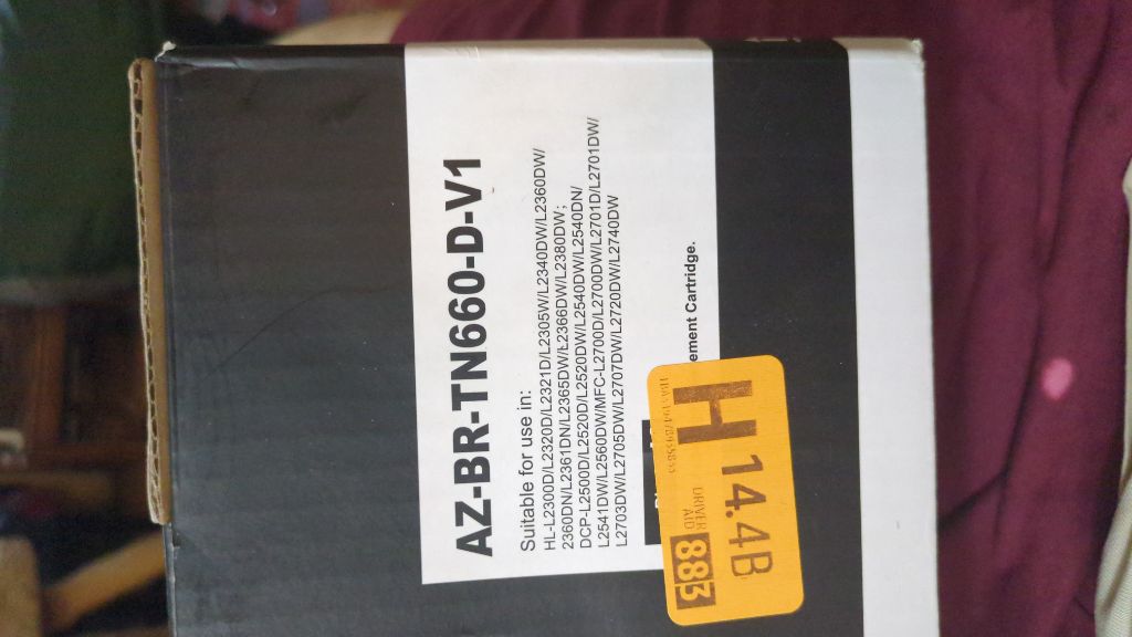 Free Brother toner cartridge replacement