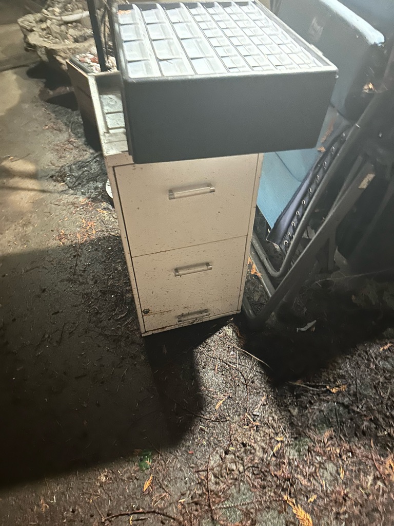 Free 2 drawer metal file cabinet