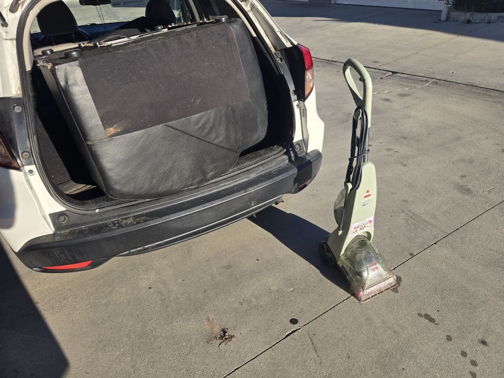 Free Electric leather recliner and carpet cleaner