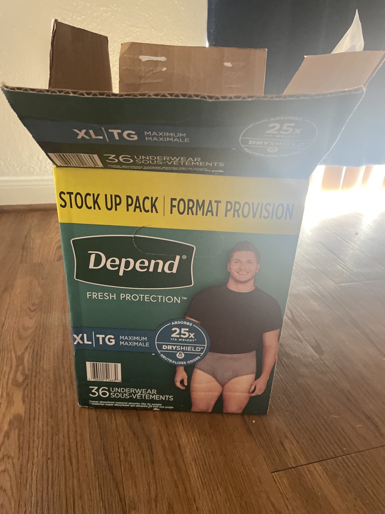 Free Depends   XL /TG