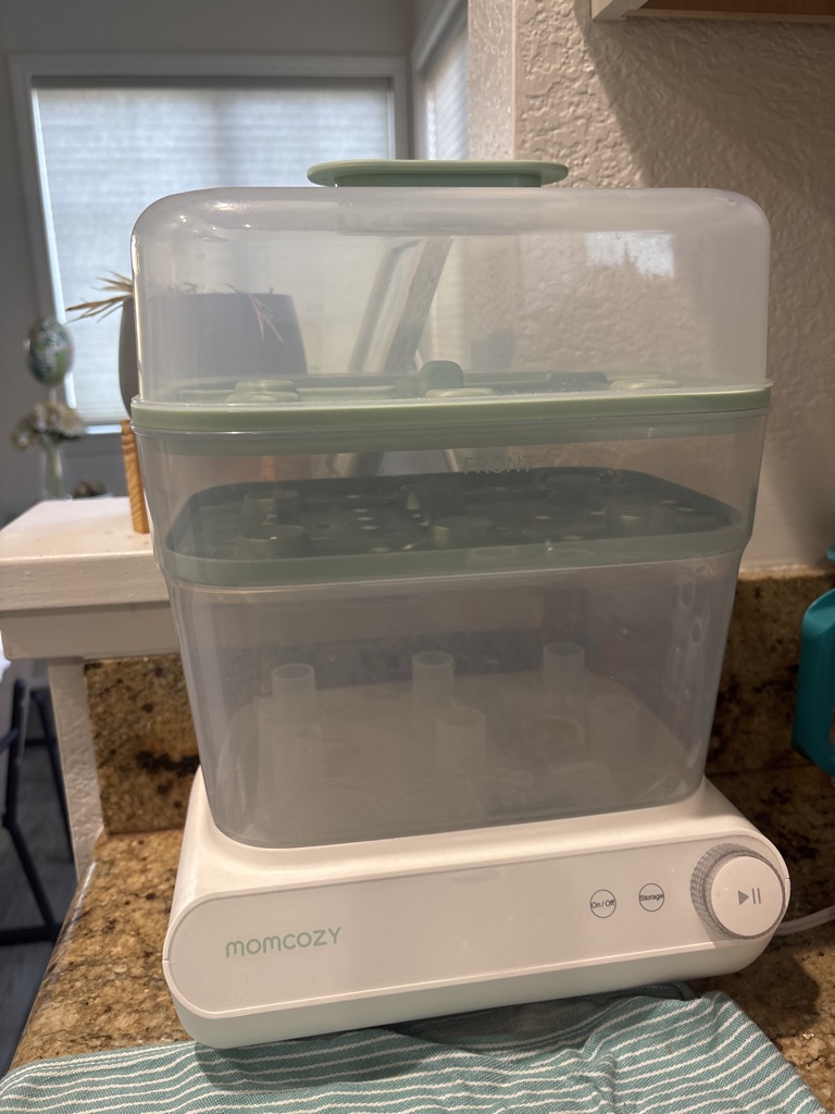 Free momcozy baby bottle/ pump parts sterilizer