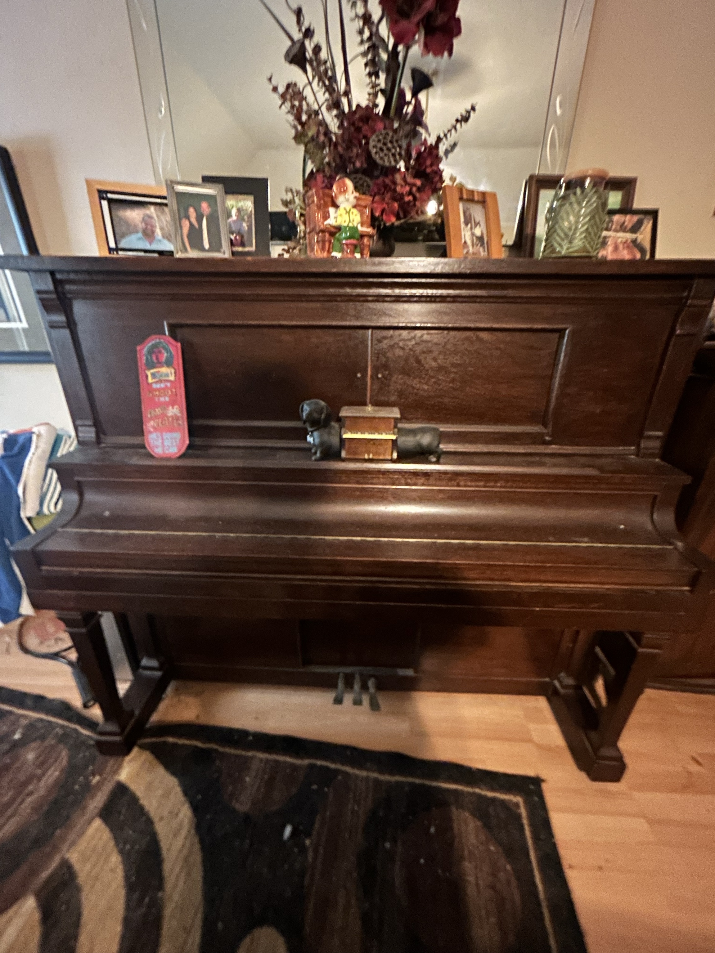Upright player Piano