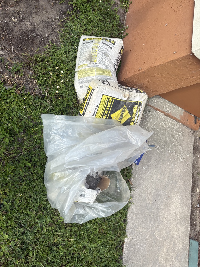 Free concrete bags