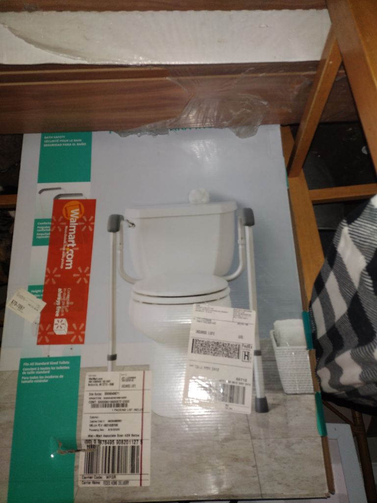 Free Toilet safety rails