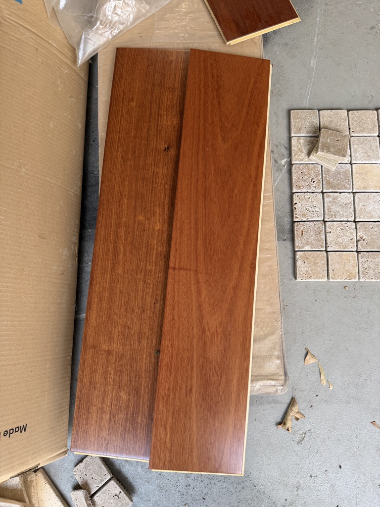 Free new hardwood floor leftovers