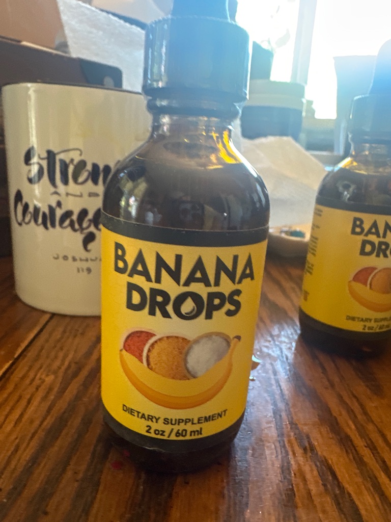 Free Banana drops dietary supplement