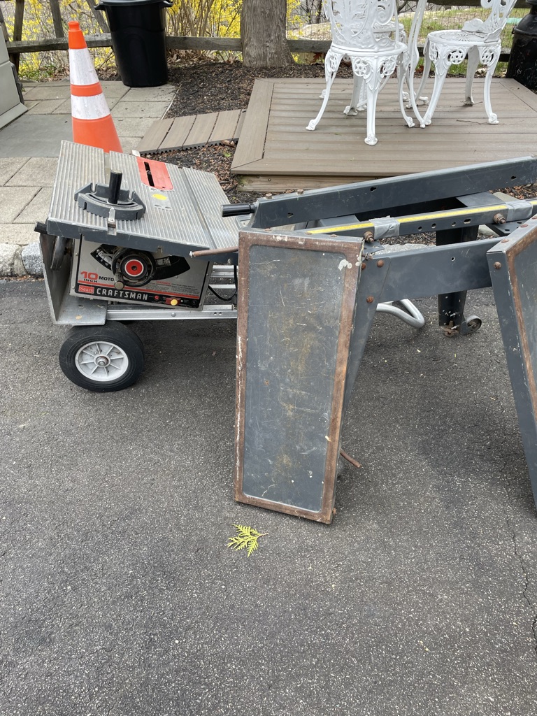 Free Older craftsman table saw