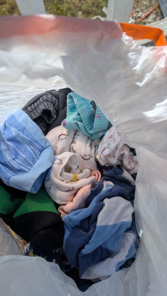 Free girl clothes and maybe a mix of boy clothes