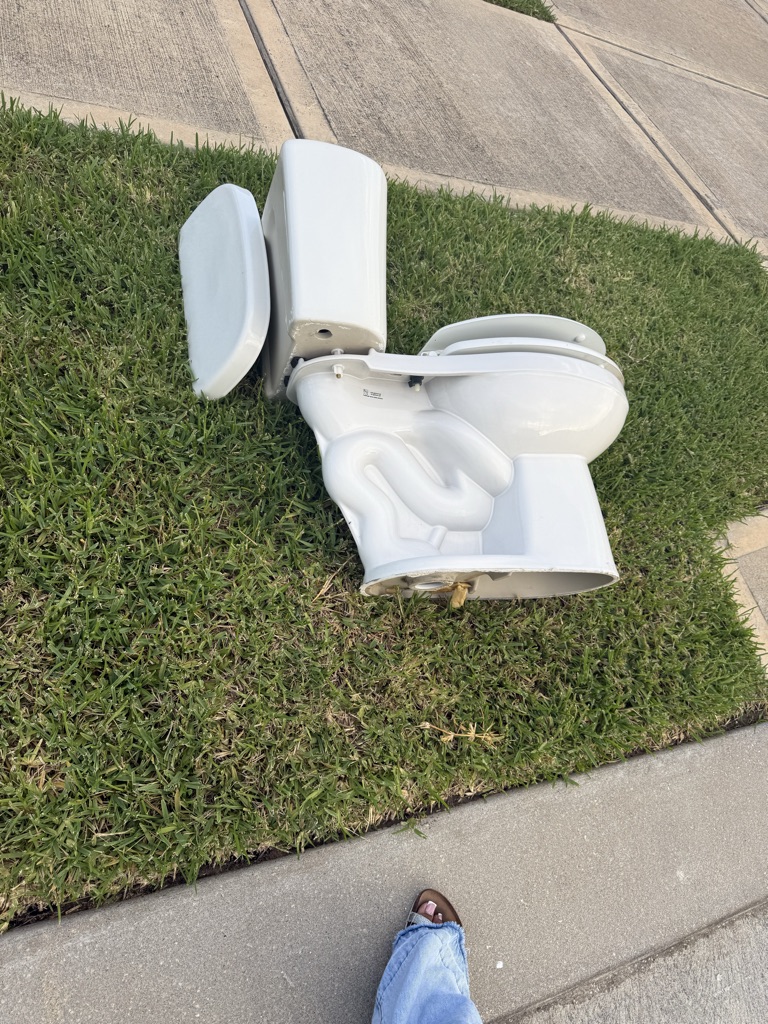 Free Gently used “Gerber” Toilet