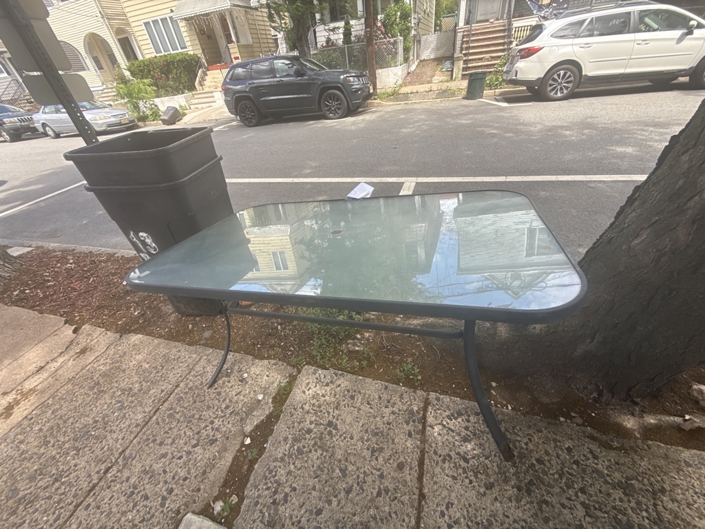 Free Glass patio table