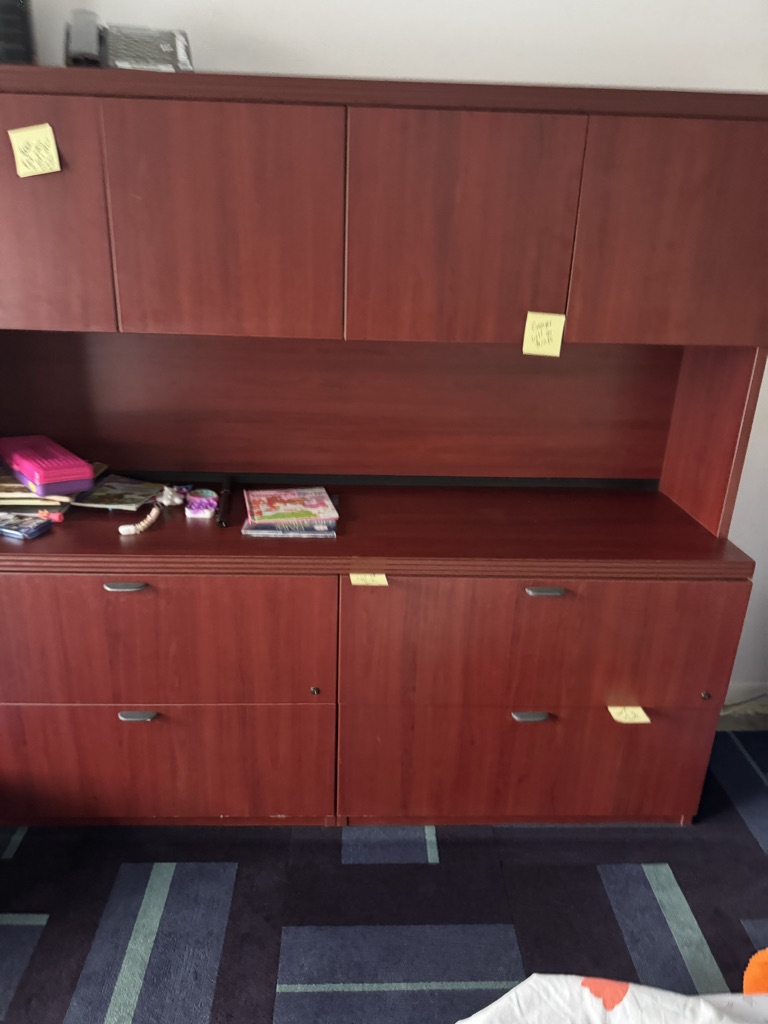 Free Cabinet, File Drawers, & Book Shelf