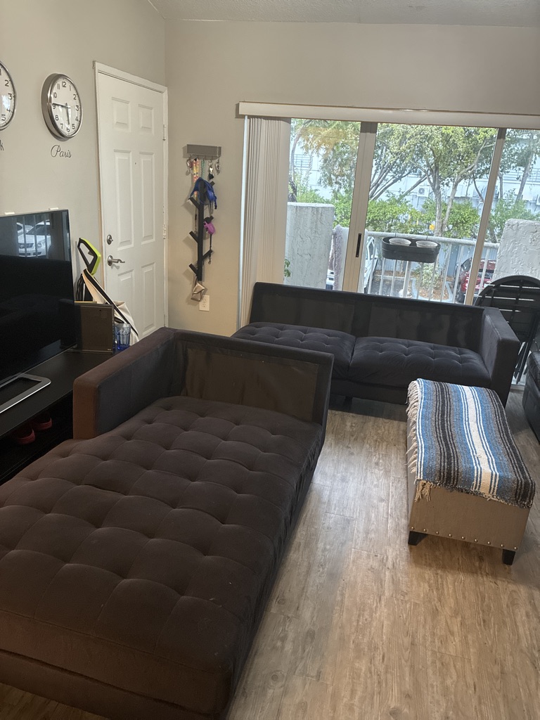 Free Black Sectional