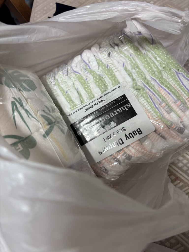 Free size three diapers!!