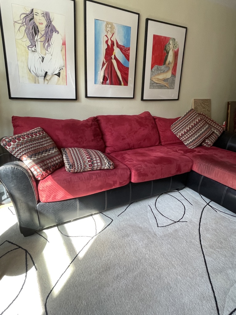 Free Custom Modern L-Shaped Sectional Sofa