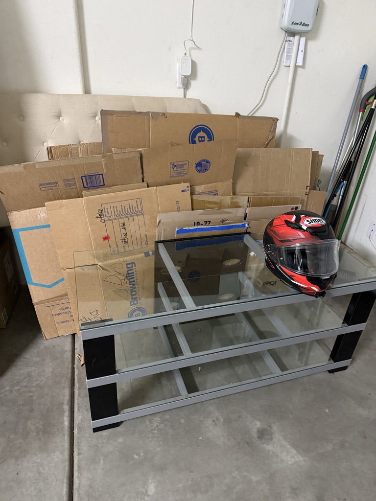 Free Queen head board, free moving boxes