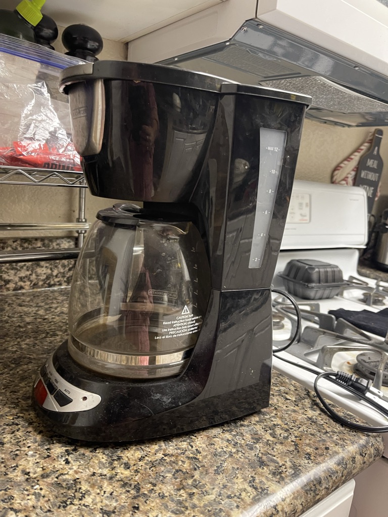 Free coffee maker.