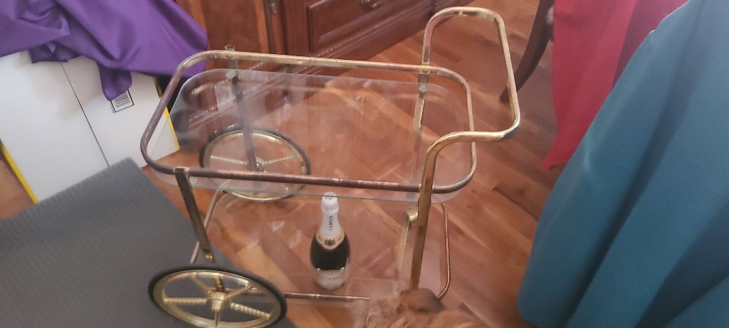 Free Rolling bar cart