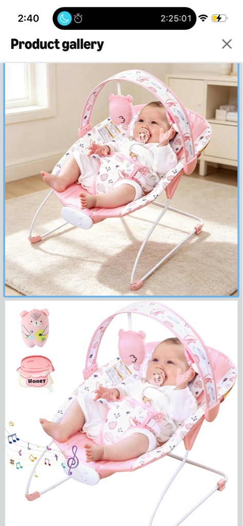 Free baby bouncer