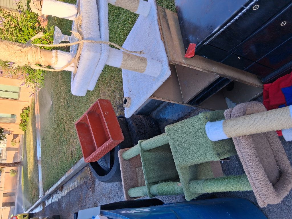 Free Side table cat tower kitchen supplies