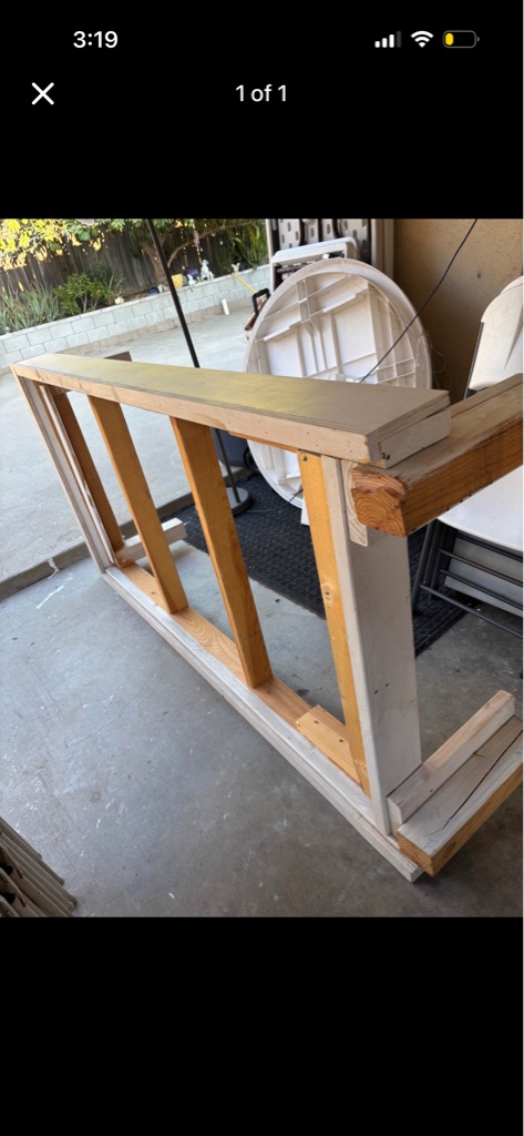 Free WOODEN TWIN SIZE BED