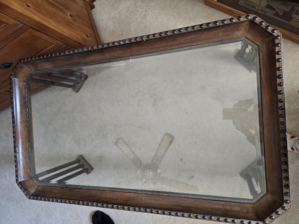 FREE wood & Glass coffee table