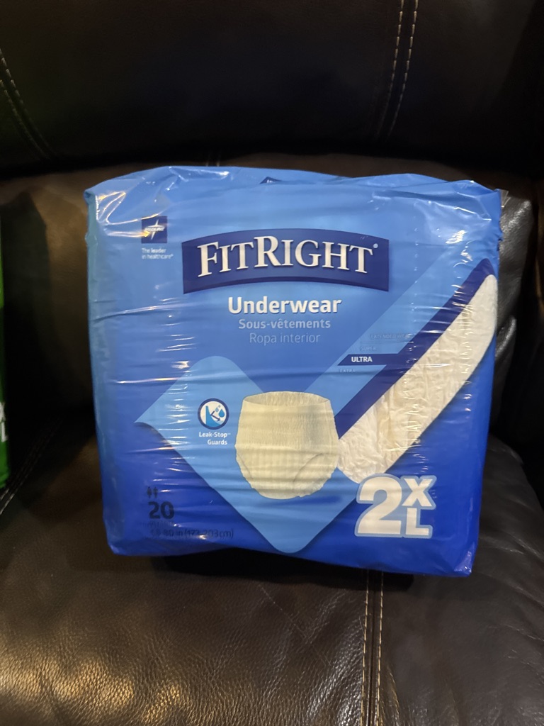 Free NEW (unopened) - 2XL - Fitright Briefs