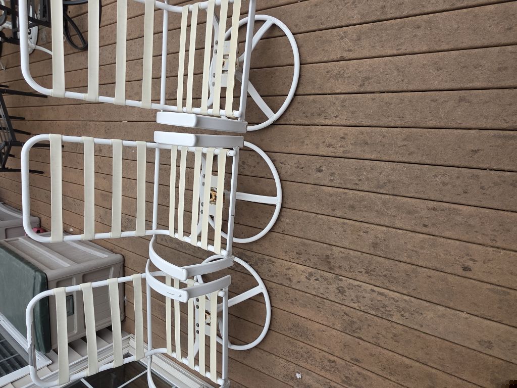 Free 3 free swivel rockers for deck or patio