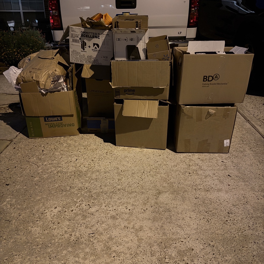 Free Boxes & packing materials