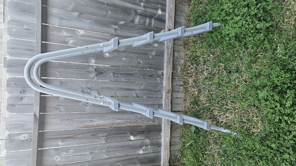 Free Bestway Power Steel 20' x 12' x 48" Oval Metal Frame Above Ground Outdoor Swimming Pool