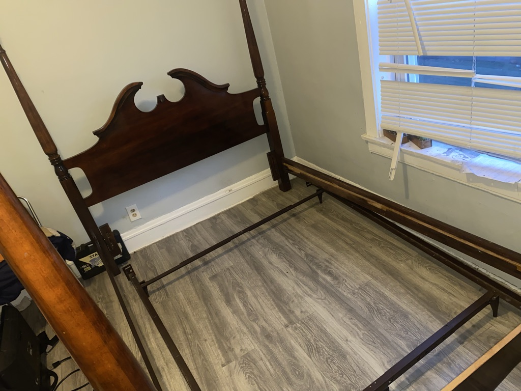 Free Queen bed frame and base