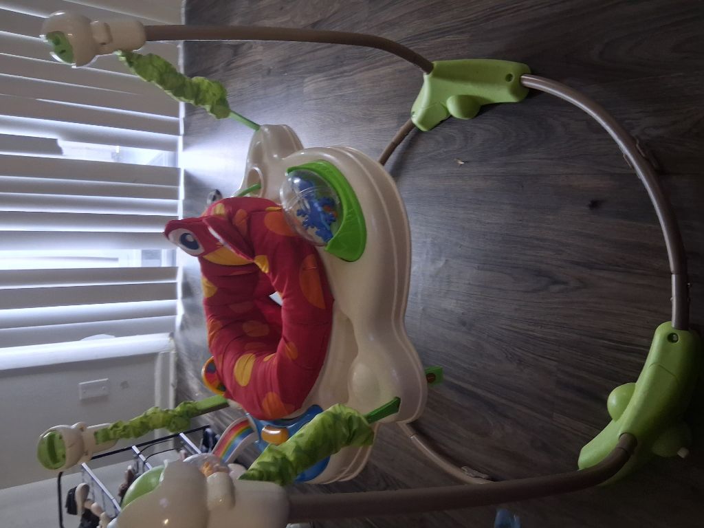 Free baby bouncer and toddler shoes!