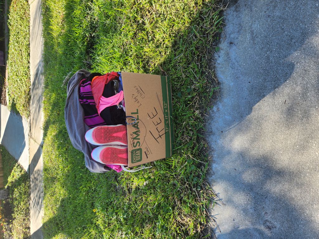 Free Womens clothes  free take the whole  box