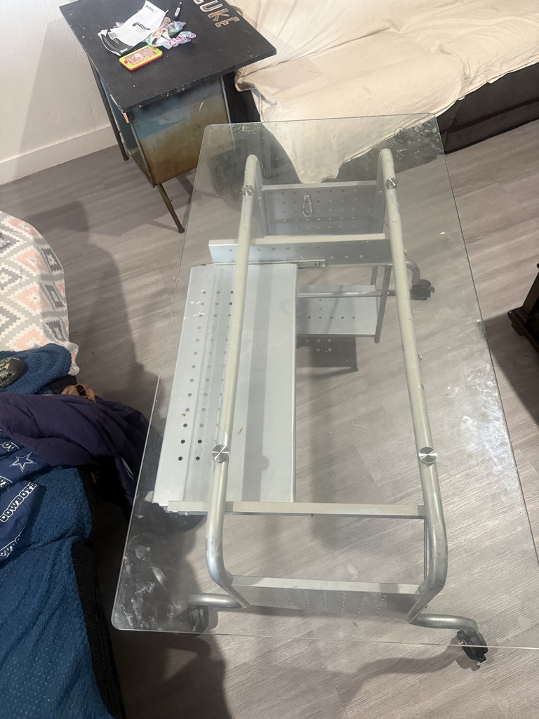 Free Glass computer desk