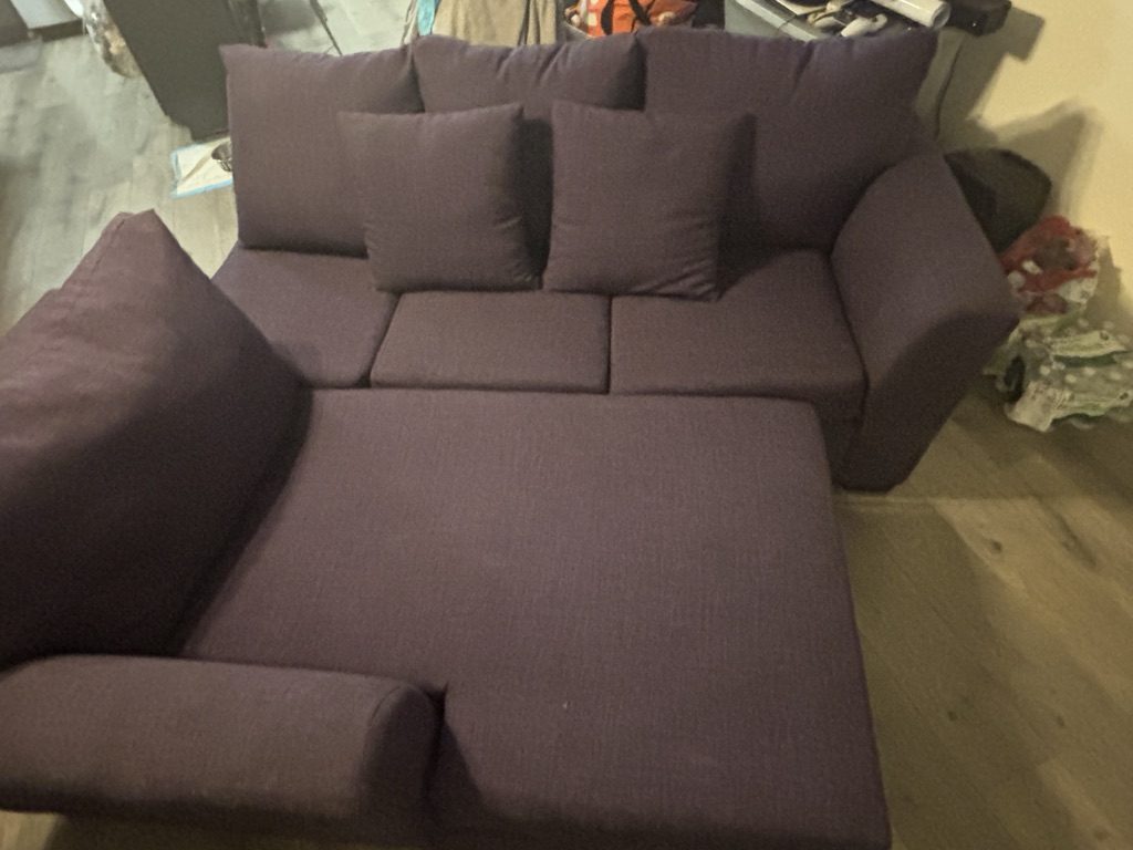 Free Purple Sectional