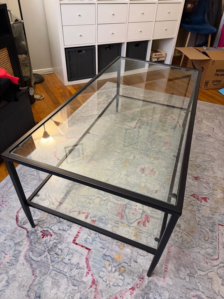 Free Awesome Glass Coffee Table
