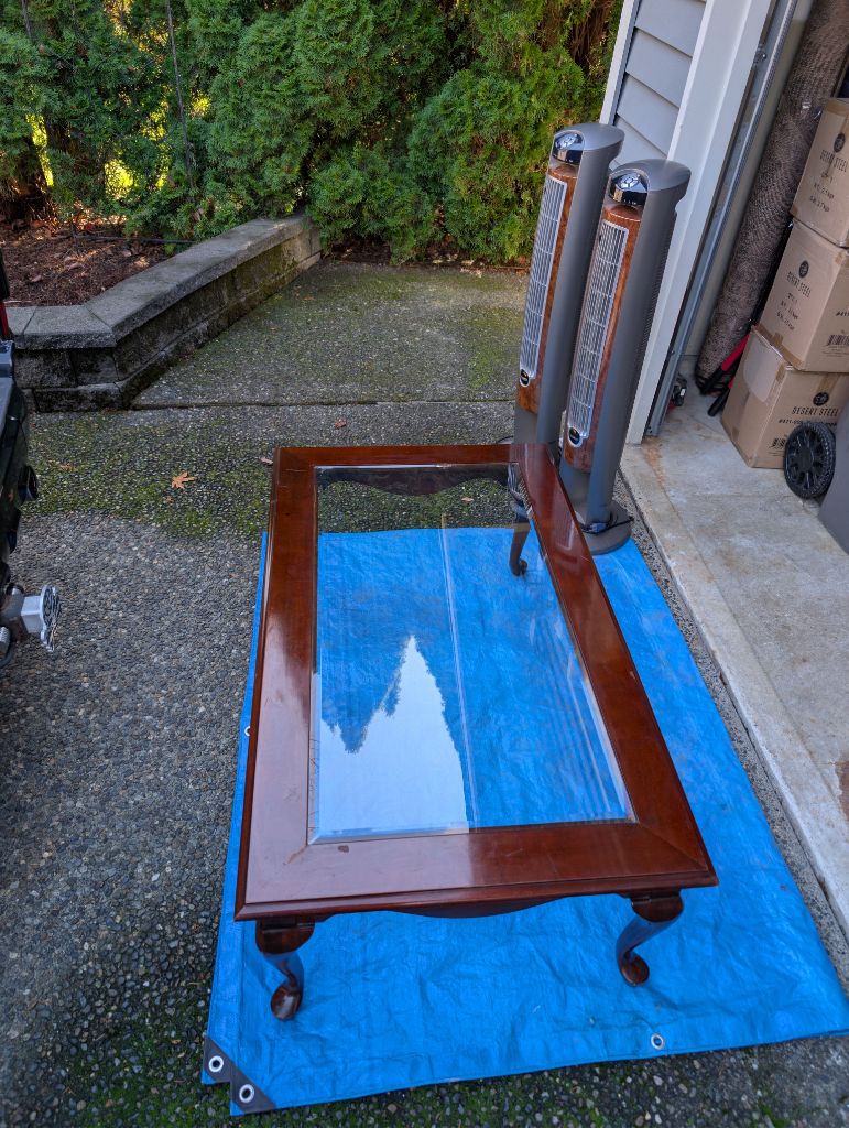 Free Queen Anne style table, Fans