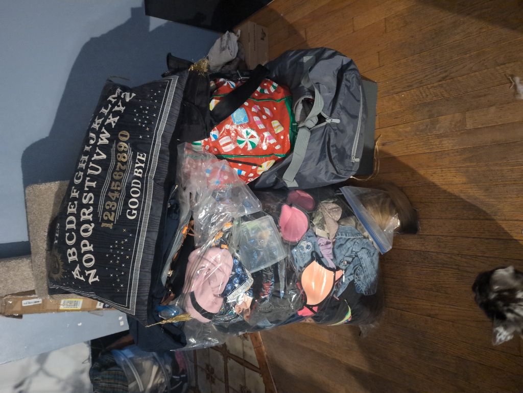 FREE CLOTHES AND ONE PAIR OF SIZE 11 SHOES
