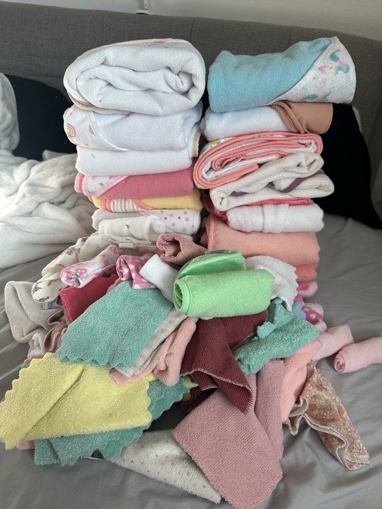 Free Baby towels and sleep sacks
