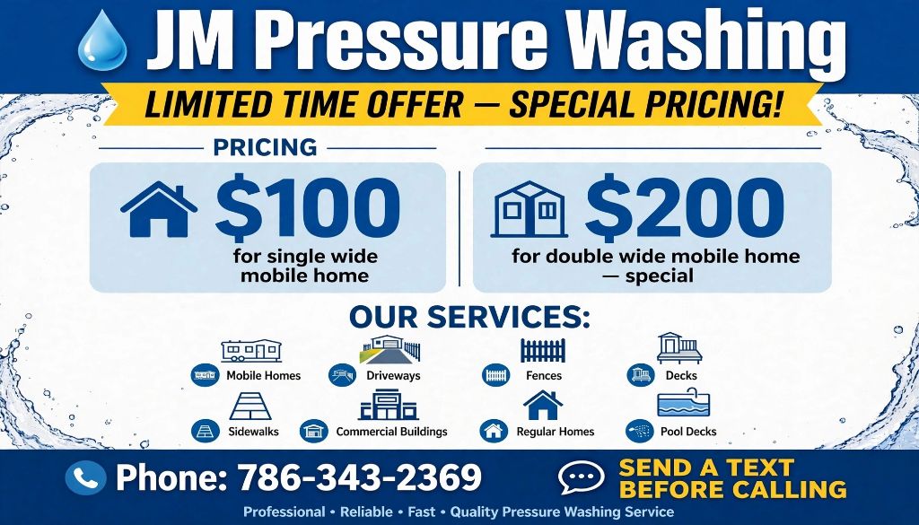 Free Pressure Washing