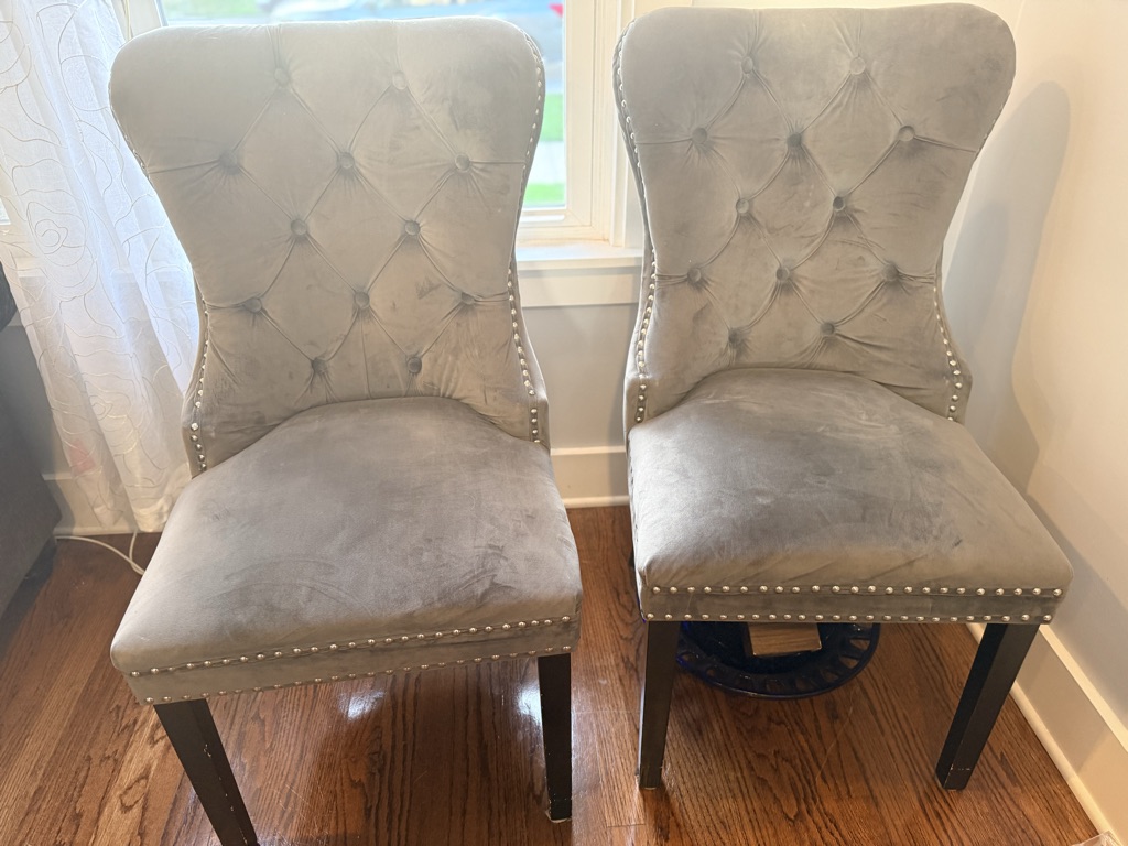 Free 2 free grey dining chairs