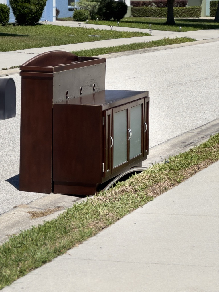 Free TV cabinet with below compartment doors
