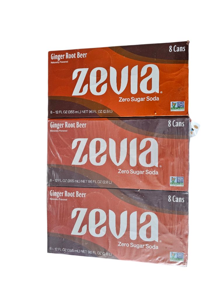 Free Zevia ginger root beer.