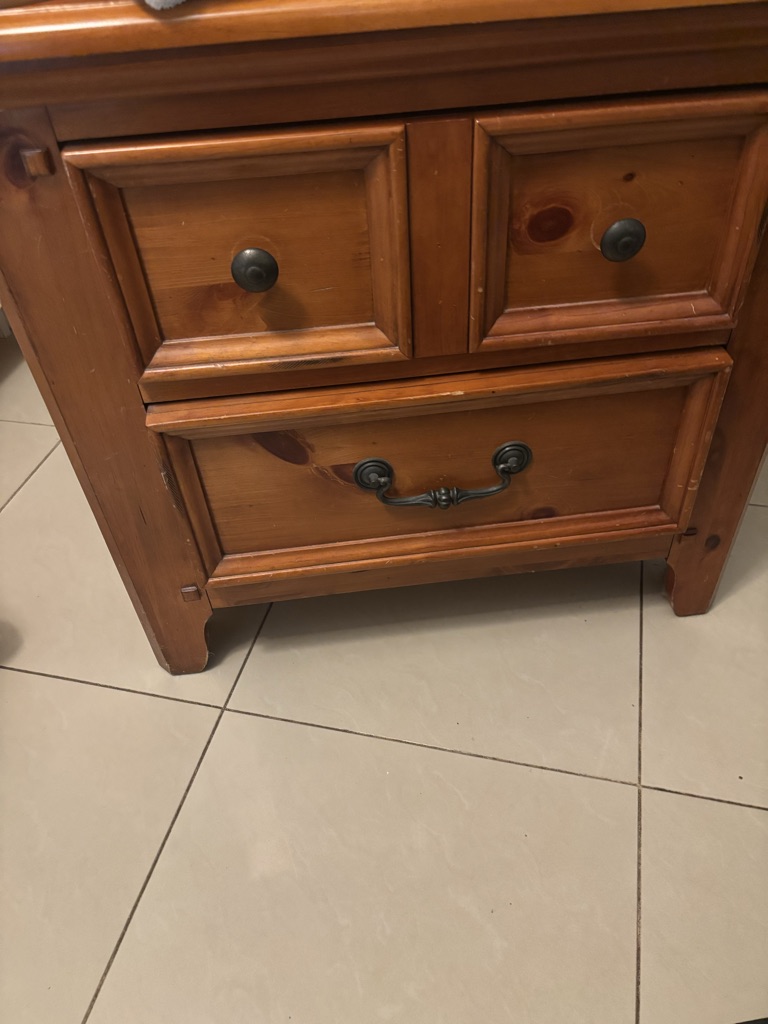 Free Wood bedroom set
